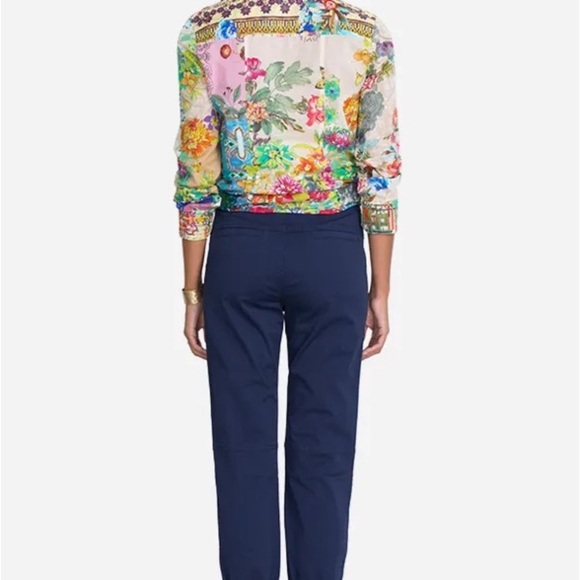 Johnny Was Navy Mila Jogger Pants Size 0 NWOT - Picture 10 of 10